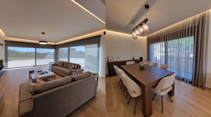 Κουρτίνες και Roller σε μίνιμαλ διάθεση!