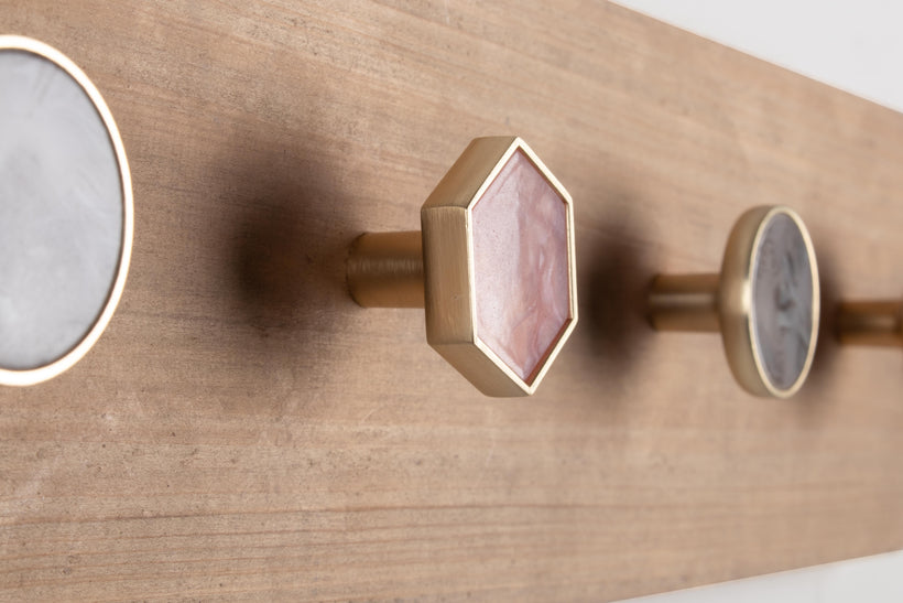 Bizzotto Helka Klar Κρεμάστρα Τοίχου με 5 Θέσεις Ξύλινη 48x4x10 0180566