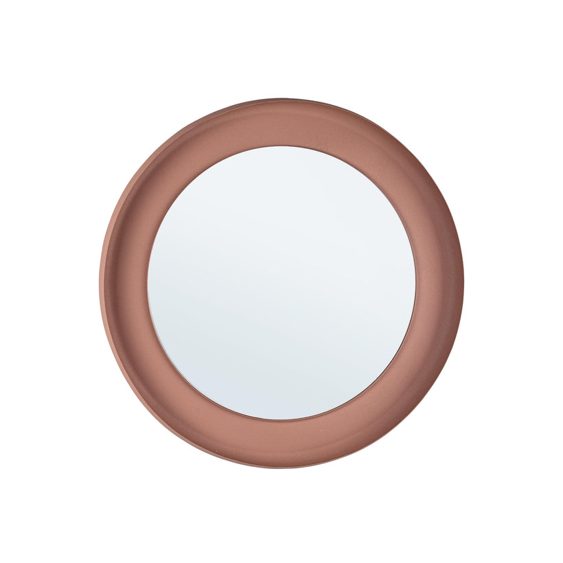 Bizzotto Hidria Καθρέπτης Τοίχου Μεταλλικός Ροζ Ø60x5 Κωδικός: 0242733