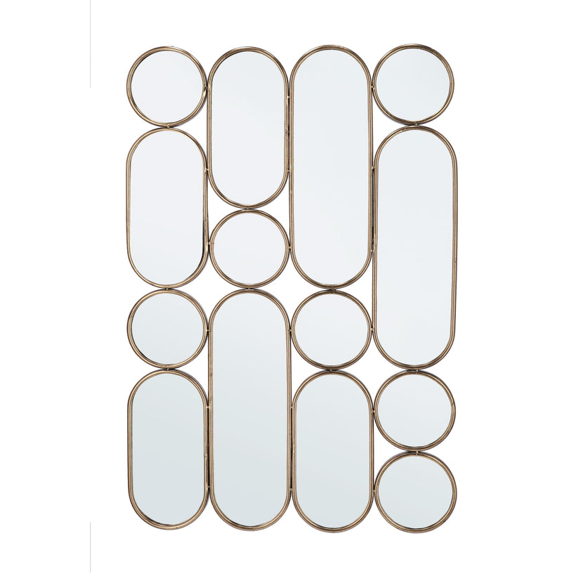 Bizzotto Hanima Καθρέπτης Τοίχου Μεταλλικός Χρυσός 79,5x2,5x120 Κωδικός: 0242840