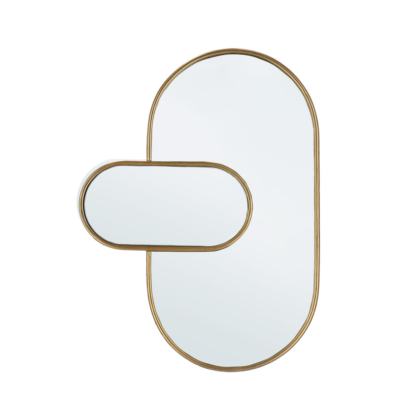 Bizzotto Namita Καθρέπτης Τοίχου Μεταλλικός Χρυσός 41x3x56 Κωδικός: 0242845