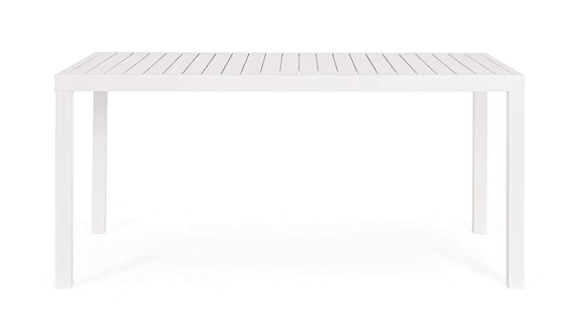 Bizzotto Hilde Τραπέζι Φαγητού Εξωτερικού Χώρου Αλουμινίου Λευκό 150x80x75 Κωδικός: 0663444
