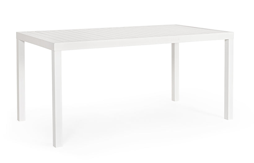 Bizzotto Hilde Τραπέζι Φαγητού Εξωτερικού Χώρου Αλουμινίου Λευκό 150x80x75 Κωδικός: 0663444