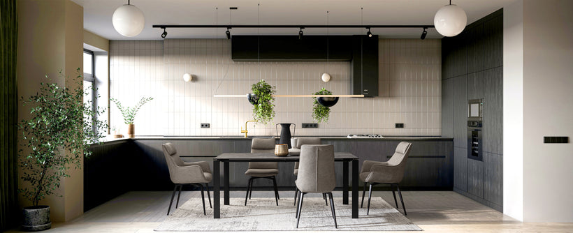 Bizzotto Lawrence Καρέκλα Pu Γκρι Καφέ 48x64x92 Κωδικός: 0731248