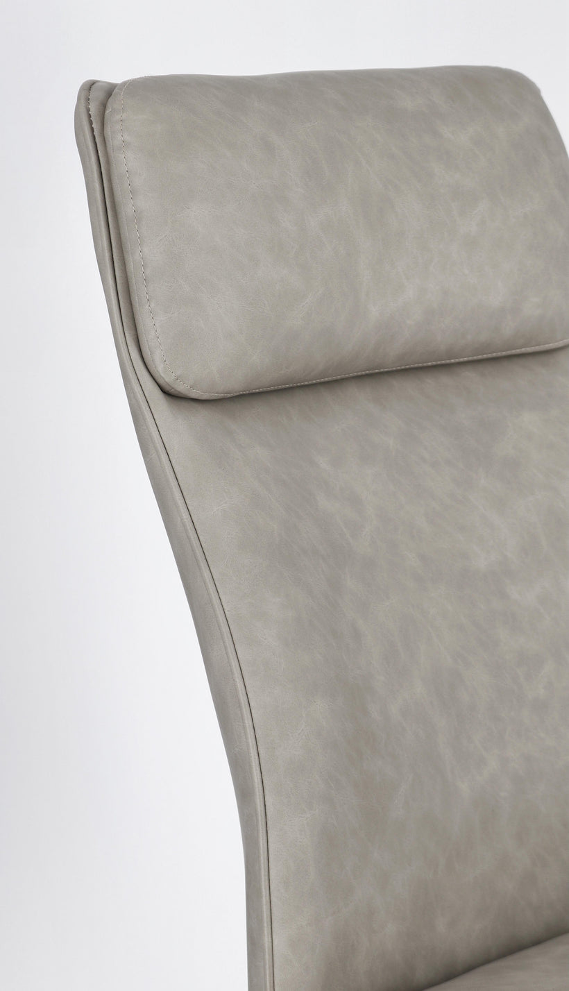 Bizzotto Lawrence Καρέκλα Pu Γκρι Καφέ 48x64x92 Κωδικός: 0731248