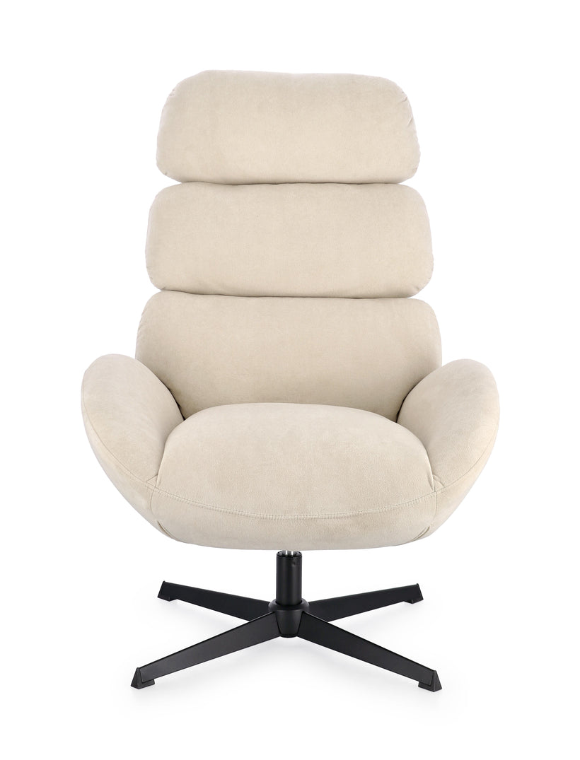 Bizzotto Violante Περιστρεφόμενη Πολυθρόνα Υφασμάτινη Κρεμ 76x86x106 Κωδικός: 0733506