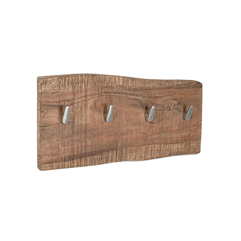 Bizzotto Κρεμάστρα Τοίχου Elmer Ξύλινη 4 θέσεων 45x2,5x20 εκ. 0746754