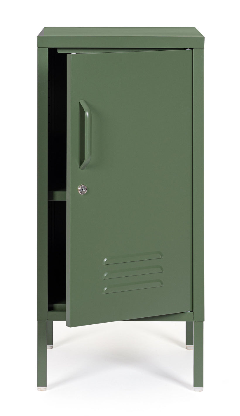 Ντουλάπι Γραφείου Μεταλλική με Κλειδαριά σε Πράσινο Χρώμα, 0746921 40x35x76cm