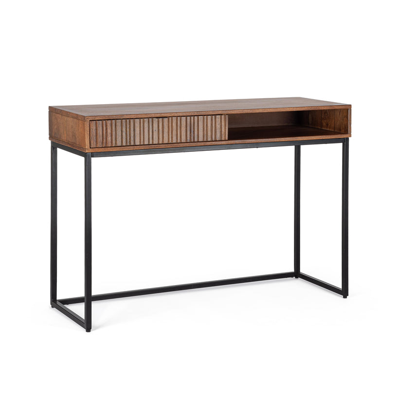 Tadita Κονσόλα Μεταλλική Καφέ 0746971 Μ110xΠ40xΥ78εκ.