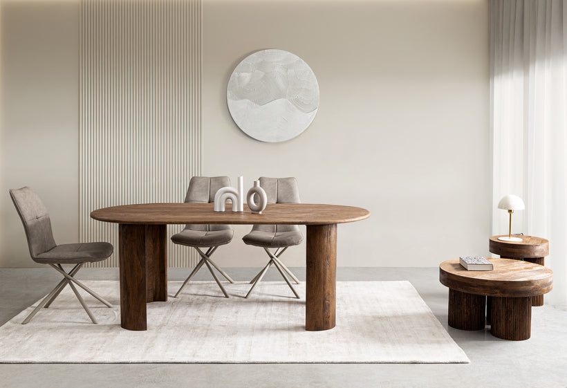 Bizzotto Dacca Τραπέζι Σαλονιού Ξύλινο Καφέ Ø75x41 Κωδικός: 0747035