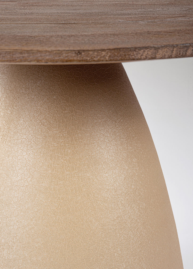 Bizzotto Stanley Τραπέζι Σαλονιού Ξύλινο Mango Μπεζ/Καφέ 86x76x40 Κωδικός: 0747090