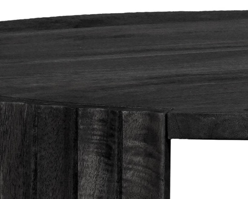 Bizzotto Orissa Τραπέζι Σαλονιού Ξύλινο Mango Μαύρο 0747222