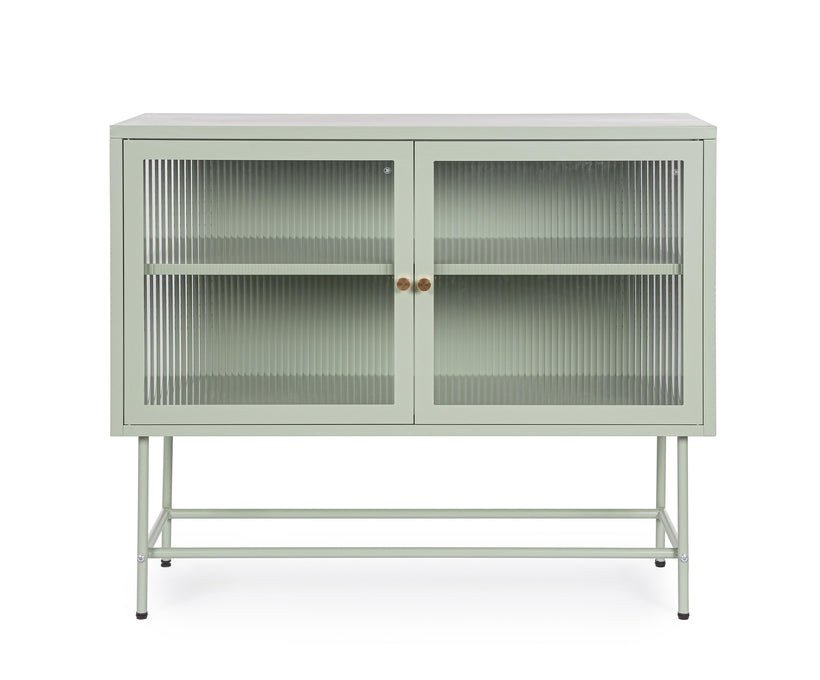 Μπουφές Carey από Μέταλλο 0747292 Πράσινος 110x43cm