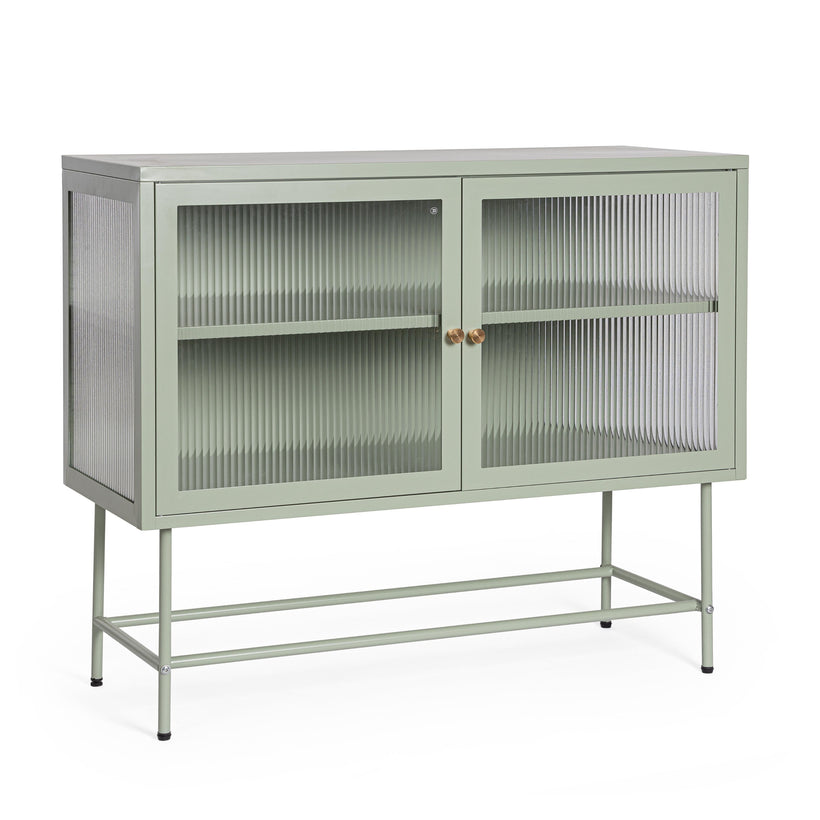 Μπουφές Carey από Μέταλλο 0747292 Πράσινος 110x43cm