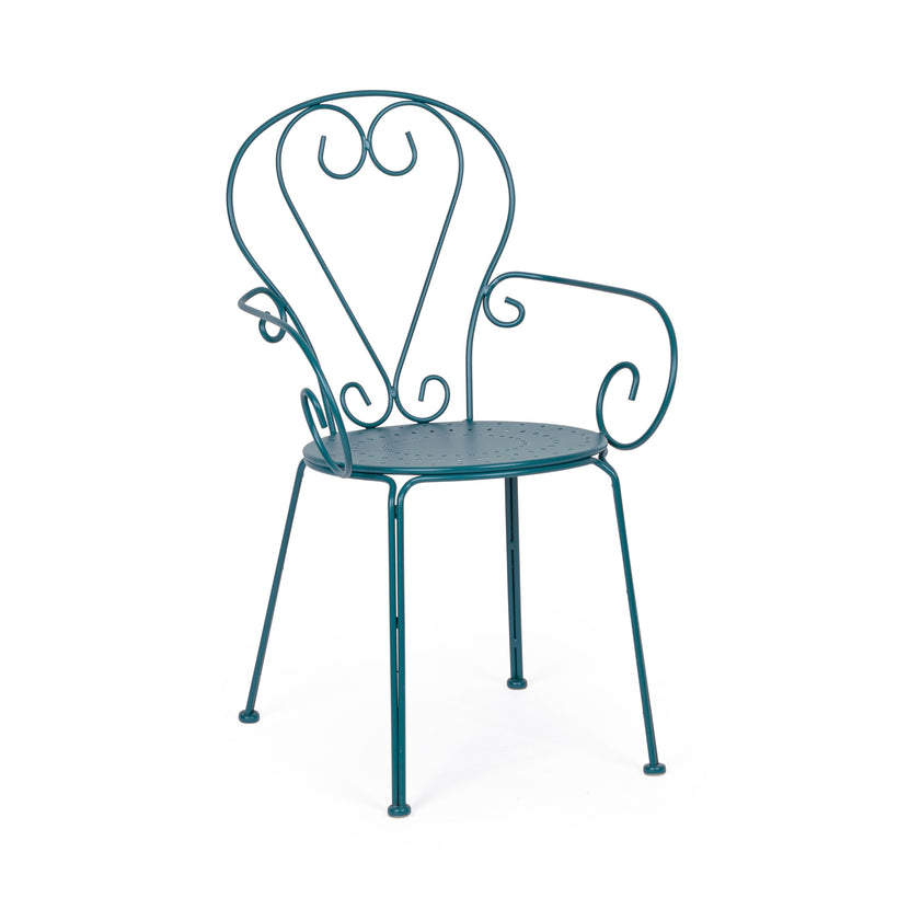 Bizzotto Etienne Καρέκλα Εξωτερικού Χώρου Πετρόλ 49x49x89 Κωδικός: 0802961