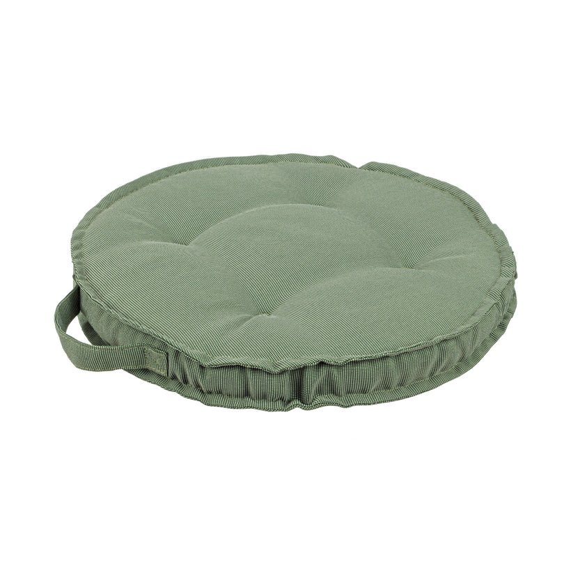 Bizzotto Μαξιλάρι Καρέκλας Κήπου Υφασμάτινο Πράσινο Στρογγυλό 40x40x4 0806705