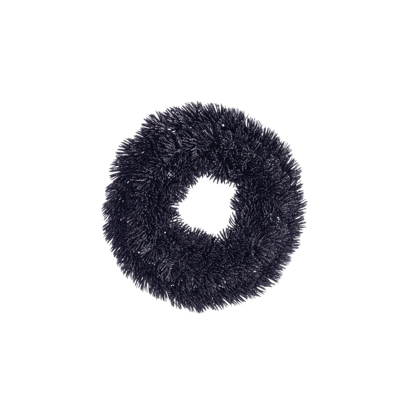 Bizzotto Χριστουγεννιάτικο Στεφάνι Angelique Μαύρο Ø28 0971296