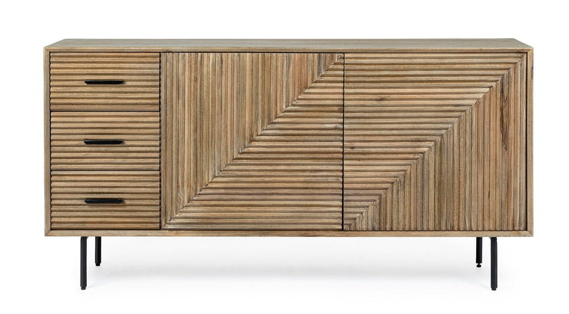 Bizzotto Μπουφές Darsey από Μασίφ Ξύλο με Συρτάρια Φυσικό 160x40x83.2cm 0746872