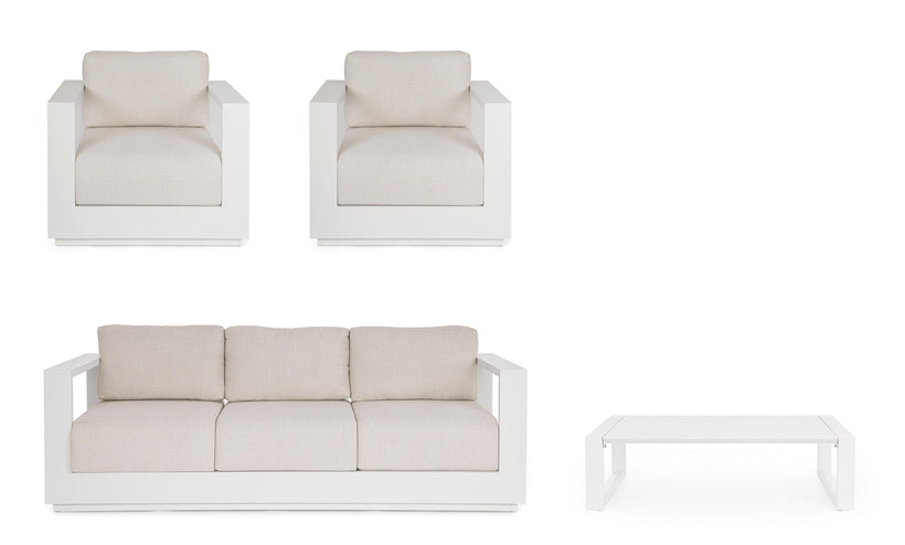 Cod. 0663764 MARIEL VAPOR LOUNGE SOFA SET W-CUSH YK15