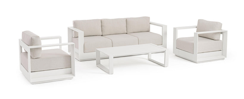 Cod. 0663764 MARIEL VAPOR LOUNGE SOFA SET W-CUSH YK15