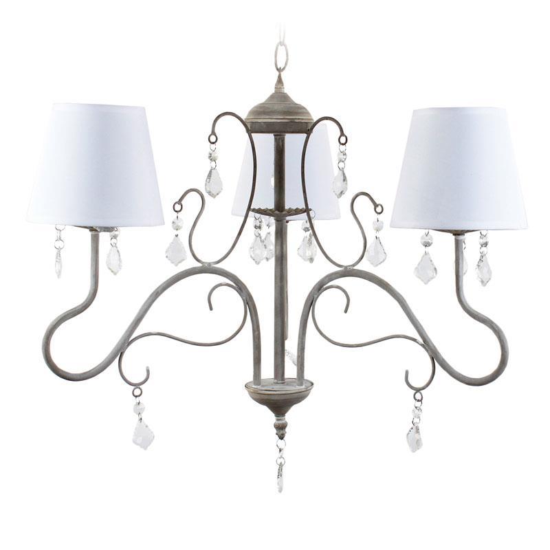 ΦΩΤΙΣΤΙΚΟ ΟΡΟΦΗΣ ΜΕΤΑΛΛΙΚΟ 3ΦΩΤΟ WASHED ΓΚΡΙ 50Χ45/100 INART 3-10-716-0005