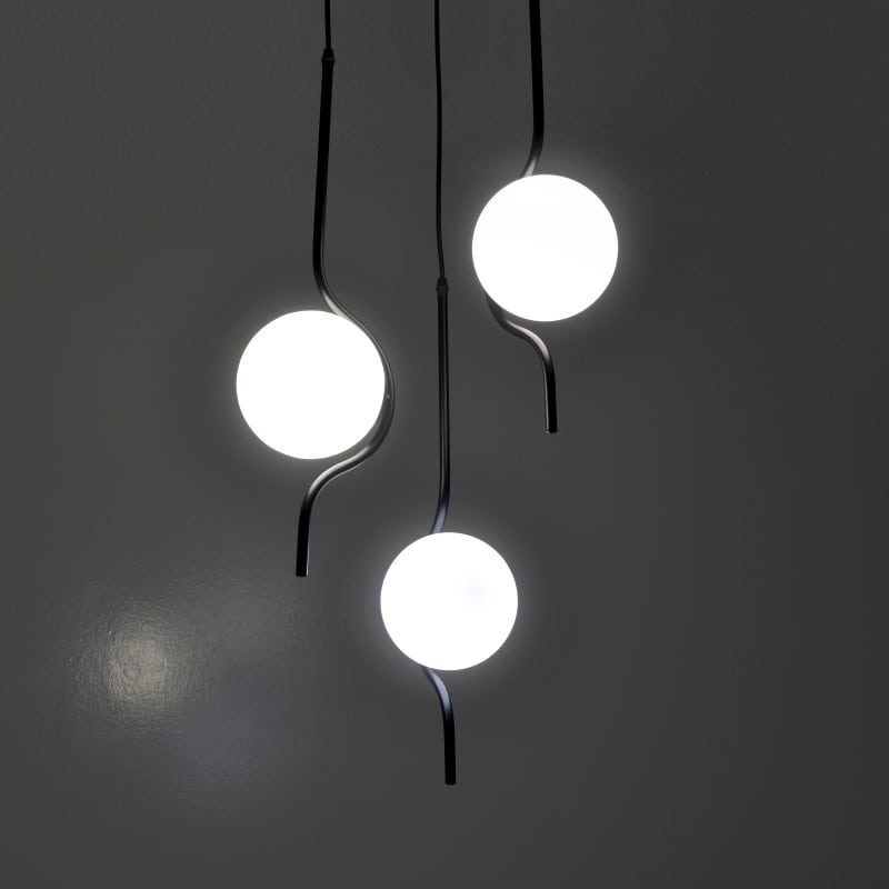 ΦΩΤΙΣΤΙΚΟ ΟΡΟΦΗΣ 3ΦΩΤΟ ΜΕΤΑΛΛΙΚΟ ΜΑΥΡΟ 15Χ15Χ60 INART 3-10-752-0065