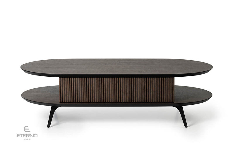 ETERNO ΤΡΑΠΕΖΙ ΣΑΛΟΝΙΟΥ SMOOTH ΞΥΛΟ ΔΡΥΣ ΜΕ ΛΑΚΑ