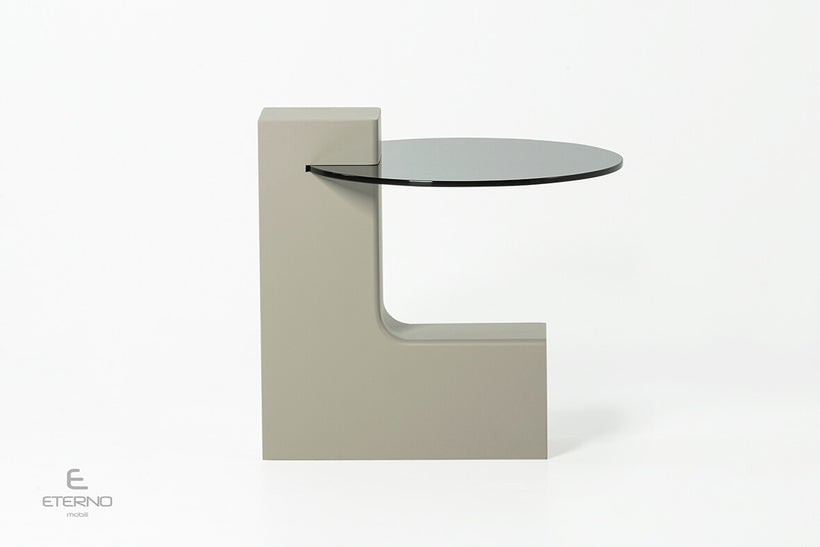 ETERNO ΒΟΗΘΗΤΙΚΟ ΤΡΑΠΕΖΑΚΙ LOBBY ΓΥΑΛΙΝΗ ΕΠΙΦΑΝΕΙΑ