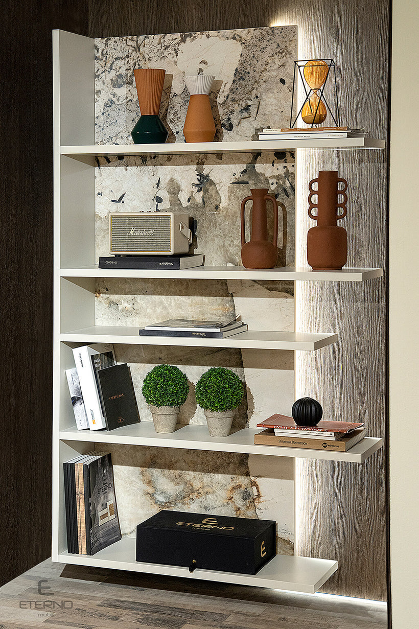 ETERNO ΒΙΒΛΙΟΘΗΚΗ - ΡΑΦΙΕΡΑ  SHAPE ΚΕΡΑΜΙΚΗ ΕΠΙΦΑΝΕΙΑ