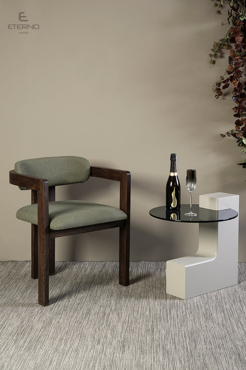 ETERNO ΒΟΗΘΗΤΙΚΟ ΤΡΑΠΕΖΑΚΙ LOBBY ΓΥΑΛΙΝΗ ΕΠΙΦΑΝΕΙΑ