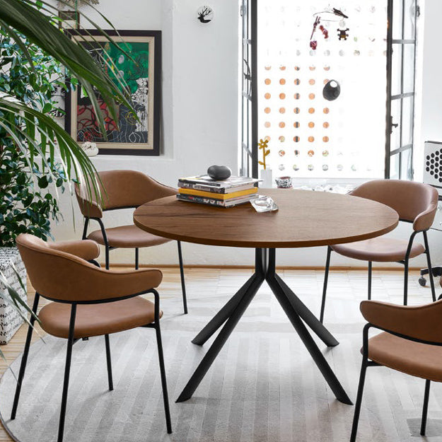 Giove στρογγυλή τραπεζαρία Connubia by Calligaris