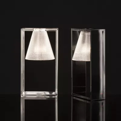 KARTELL LIGHT AIR ΕΠΙΤΡΑΠΕΖΙΟ ΦΩΤΙΣΤΙΚΟ ΣΚΑΛΙΣΤΗ ΕΚΔΟΣΗ 14x17x21 09135/Ε6 CRYSTAL/ΜΑΥΡΟ