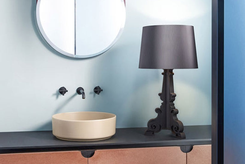 KARTELL ΦΩΤΙΣΤΙΚΟ ΕΠΙΤΡΑΠΕΖΙΟ BOURGIE ΜΑΥΡΟ ΜΑΤΤΕ 37*37*68/78