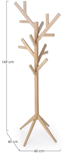 BIZZOTTO DAIKI ΚΑΛΟΓΕΡΟΣ ΞΥΛΙΝΟΣ 60Χ60Χ169  0721727