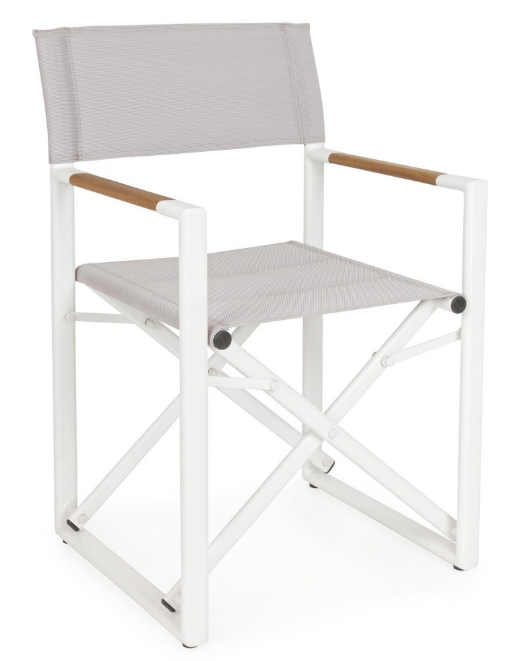 Bizzotto Lagun Καρέκλα Σκηνοθέτη Αλουμινίου Λευκή 51x54x86 Κωδικός: 0662453