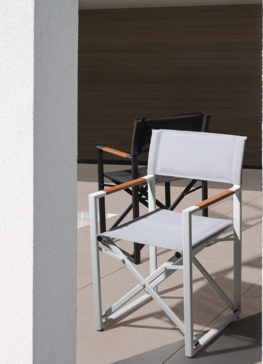 Bizzotto Lagun Καρέκλα Σκηνοθέτη Αλουμινίου Λευκή 51x54x86 Κωδικός: 0662453