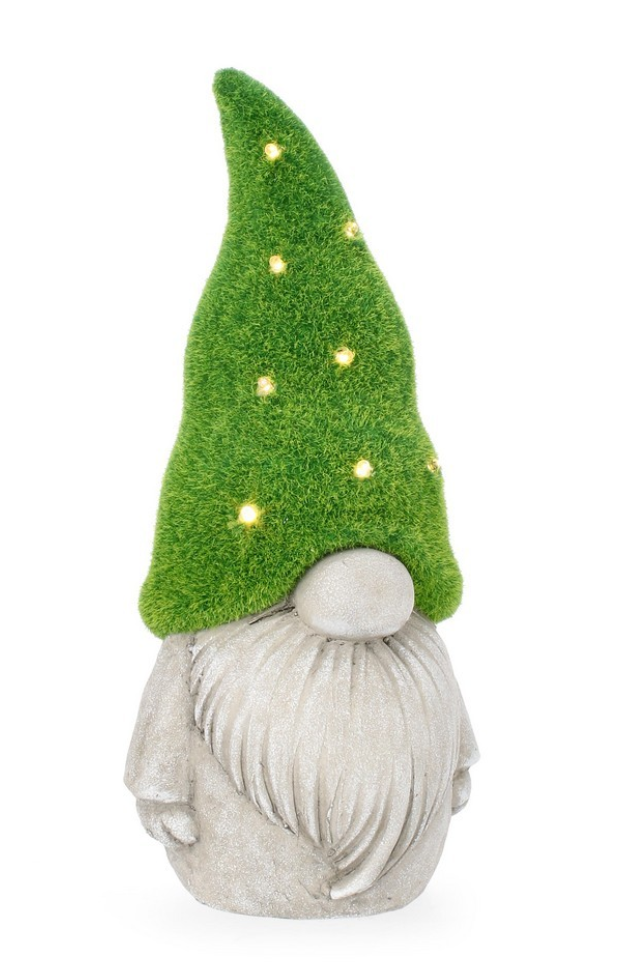 STANDUING GARDEN GNOMW W-LED 17X36H  0143142