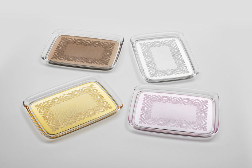 Kartell Δίσκος Teatime Χρυσός 43.5x33x4.1 01965/GG