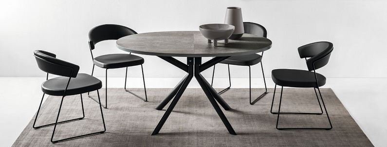 Giove στρογγυλή τραπεζαρία Connubia by Calligaris