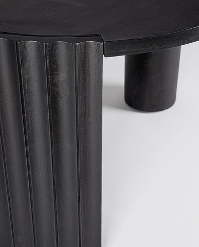 Bizzotto Orissa Τραπέζι Σαλονιού Ξύλινο Mango Μαύρο 0747222