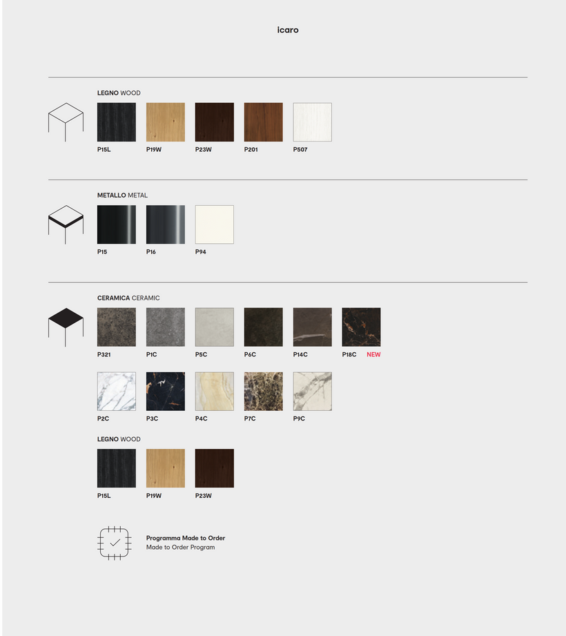 Calligaris Τραπέζι Icaro 200x100x76 Με Βάση Dark Oak Και Επιφάνεια Golden Onyx Marble