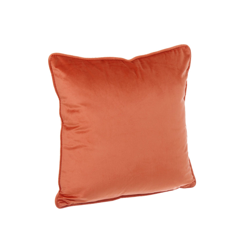 Bizzotto Διακοσμητικό μαξιλάρι Artemis Υφασμάτινο/Βελούδο Πορτοκαλί 40x40x10 0463513