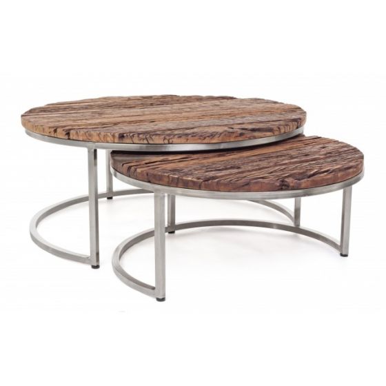 Bizzotto Rafter Τραπέζι Σαλονιού Σετ 2 Τεμαχίων 90x40 Κωδικός: 0746167