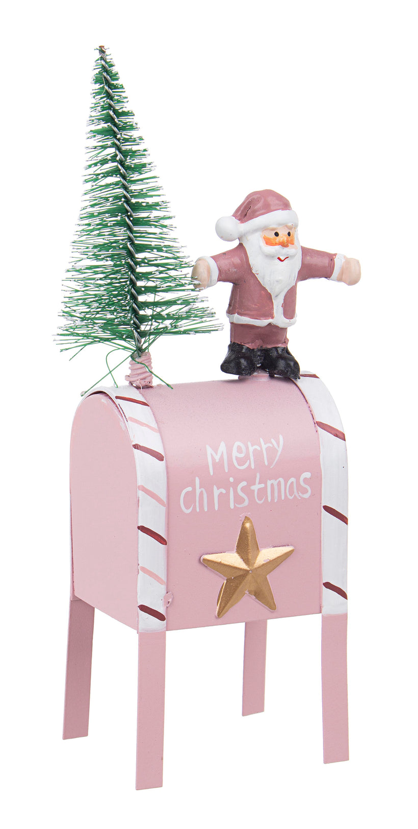 ΧΡΙΣΤΟΥΓΕΝΝΙΑΤΙΚΟ ΔΙΑΚΟΣΜΗΤΙΚΟ ΓΡΑΜΜΑΤΟΚΙΒΩΤΙΟ ΜΕ ΑΓΙΟ ΒΑΣΙΛΗ ΡΟΖ