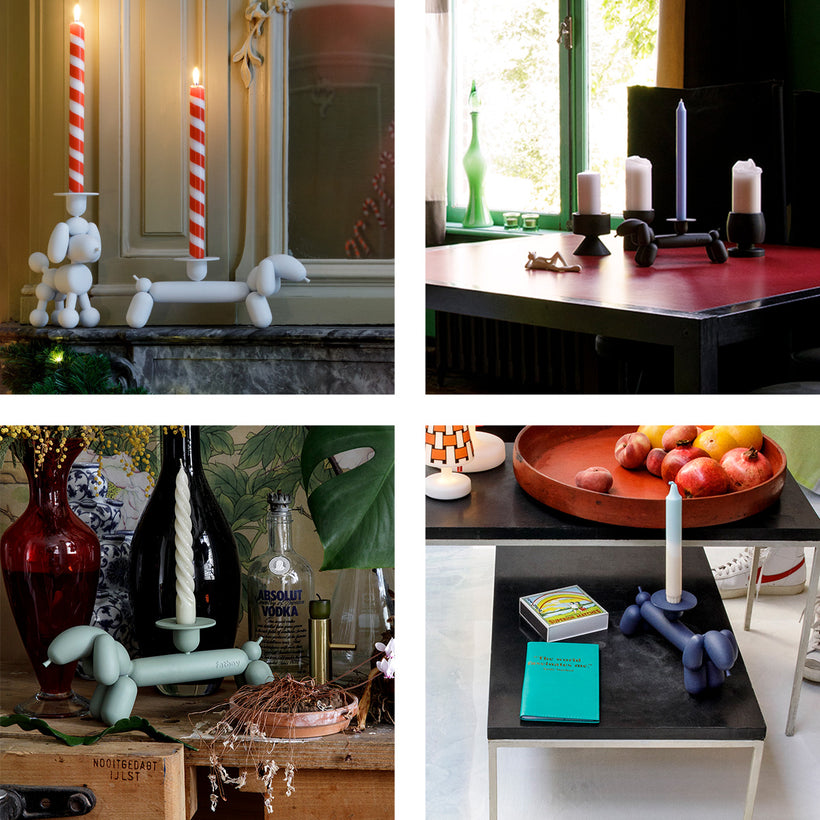 Fatboy Can-dog Κηροπήγιο Μεταλλικό Μαύρο 11 x 28,5 x 8 cm 103757