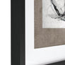 Bizzotto Πίνακας Ξύλινος με Γυάλινο Πλαίσιο Λευκό/Μαύρο/Μπεζ REFINED 813 50Χ3Χ70 0240749