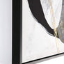 Bizzotto Πίνακας Ξύλινος με πλαστικό πλαίσιο Λευκός/Μαύρος/Χρυσός SKETCH 950 W-F 50X3,2Χ50 0241115