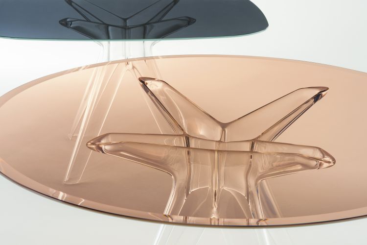 ΤΡΑΠΕΖΙ SIR GIO ΣΤΡΟΓΓΥΛΟ KARTELL εκθεσιακο