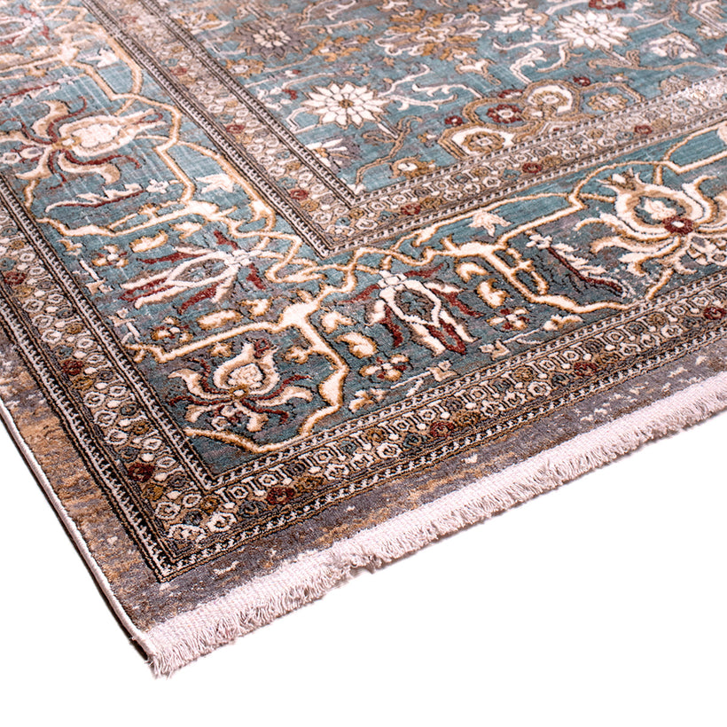 Βιοκαρπέτ Χαλί Naf Naf Belize 107-210 Πράσινο Μπεζ 200x290