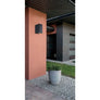 Tilos Στεγανή Επιτοίχια Πλαφονιέρα Εξωτερικού Χώρου GU10 σε Ανθρακί Χρώμα 4099400